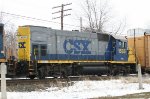 CSX 1535 on NB local autorack